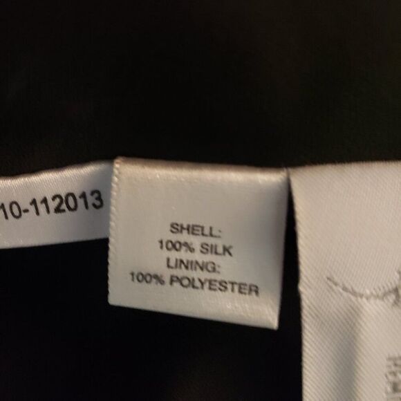 Ann Taylor Vintage Dress 6 Black Silk Beaded Elegant Formal Dark Fairy Whimsy - Picture 12 of 12